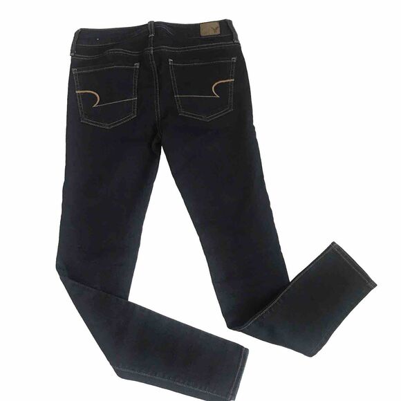 American Eagle Jegging Skinny Stretch Whisker Dark Wash 2 2R (28x29) AE AEO MINT - Picture 1 of 11